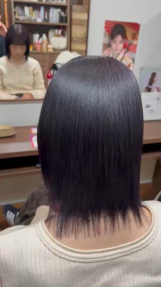 ミディアム 久村 泰生のヘアスタイル