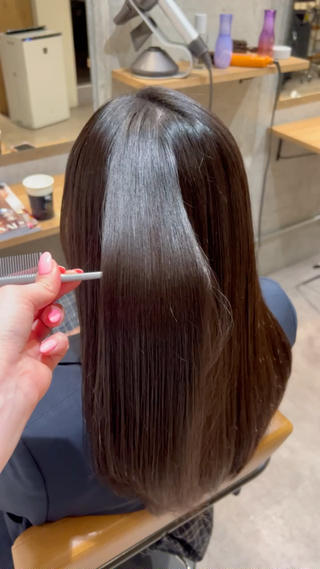 ダメージレベルによって薬を変えてより全体がツヤツヤなるようにしています⋆͛* 