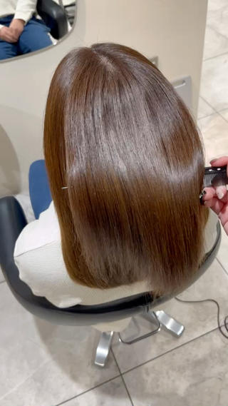 セミロング パーマ 🫧美髪縮毛矯正🫧 Haruのヘアスタイル