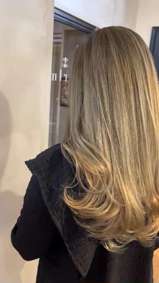 ロング カラー 薬院:今泉/上川美幸 大人ヘア/暗髪カラーのヘアスタイル