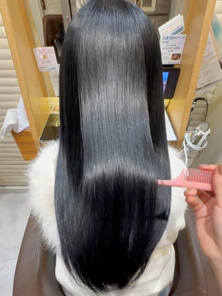 ロング 美髪矯正/渡辺 りんのヘアスタイル