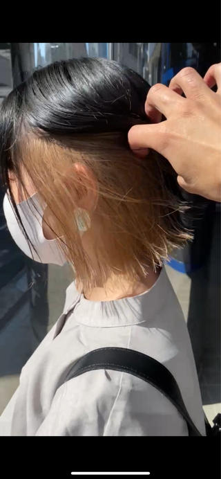 ボブ×インナーベージュ 