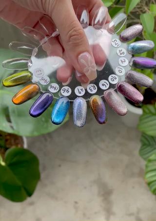 4/22更新

現在単色マグネット43色に奥行きマグも追加しました♪
ベースカラーとマグネットのWカラーになるのでコース内でベースカラーチョイスなら追加100円／本、
単品なら追加200円／本

↑ちょっと書いてる意味わからないよ！！って方は
お店でご説明させて頂きます

実物もっと美しいので一度ご覧くださいෆ˚*

そしてまだまだカラーあるので頑張って制作していきます 