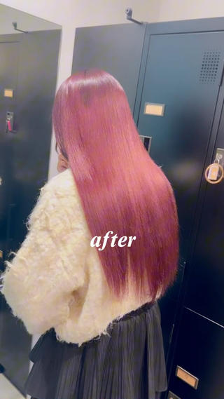 ロング カラー デザインカラー 🥨HAZUKiのヘアスタイル