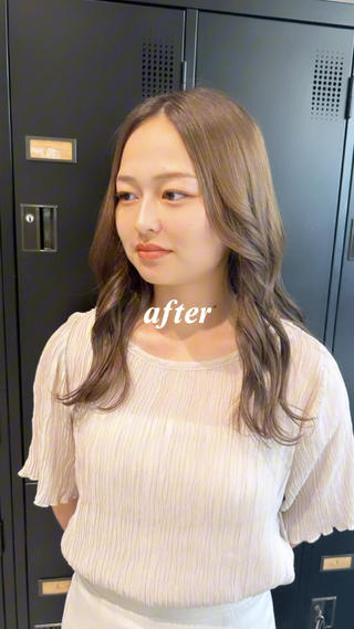 ロング カラー デザインカラー 🥨HAZUKiのヘアスタイル