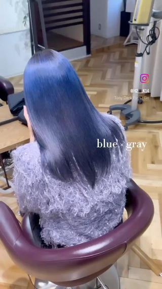 ロング カラー デザインカラー 🥨HAZUKiのヘアスタイル