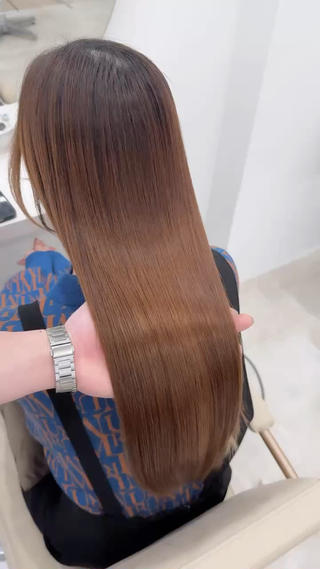 ロング 髪質改善×縮毛矯正 Core 片山健太のヘアスタイル