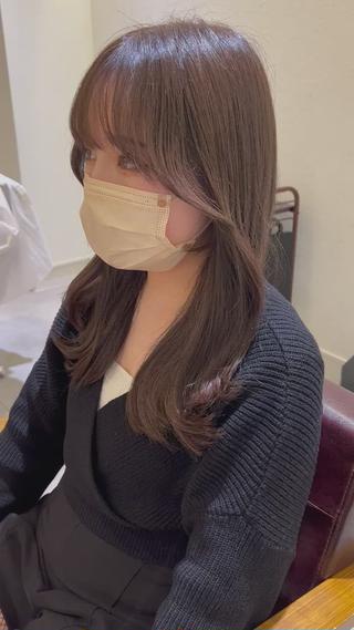 セミロング カラー 韓国ヘア×髪質改善 /yoshikaのヘアスタイル