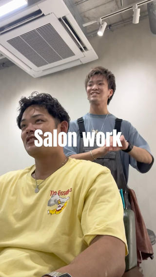 salon work風景 