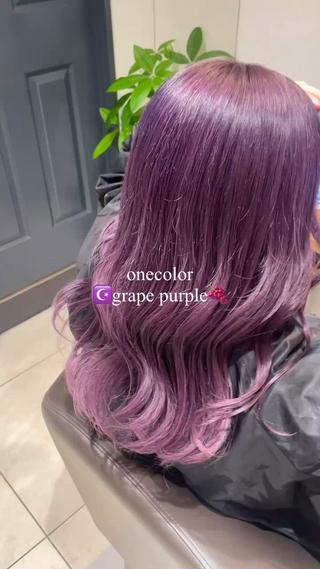 ブリーチ2回履歴あり！グレープパープル 