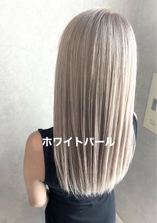 ロング カラー シール、 ハネエクステのヘアスタイル