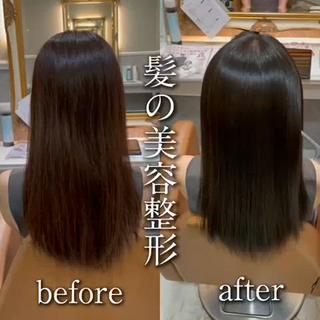 ロング 美髪縮毛矯正🤍 髪質改善/Shinaのヘアスタイル