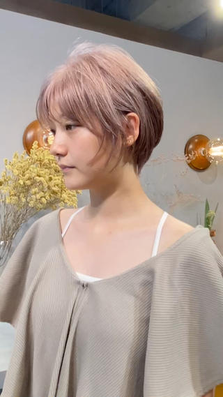 ショート カラー 🎨ショートの神様 /神評価🎨原田公祐のヘアスタイル