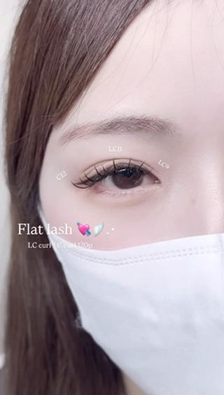 Flat lash 120本 LCカール♡ 