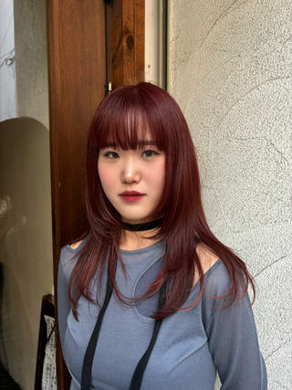 カラー レイヤー/ベージュ/ Yurika🐝🍯のヘアスタイル