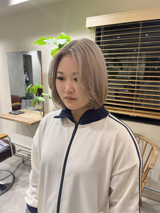 抜きっぱなしブロンド/ホワイトブロンド/ホワイトベージュ 