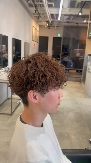 ショート パーマ メンズ メンズ特化🔥 金子直斗のヘアスタイル