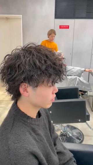 ショート パーマ メンズ メンズ特化🔥 金子直斗のヘアスタイル