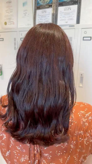 ブリーチなしカラー︎
pink brown 