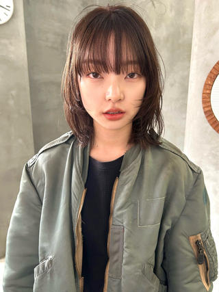 ミディアム カラー tetohair 森田浩平のヘアスタイル