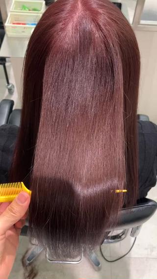 ロング カラー GOTODAY シェアサロン梅田NU茶屋町店所属・髪質改善/艶カラー 縮毛矯正/みほのヘアスタイル