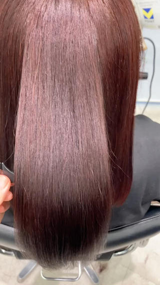 ロング カラー GOTODAY シェアサロン梅田NU茶屋町店所属・髪質改善/艶カラー 縮毛矯正/みほのヘアスタイル