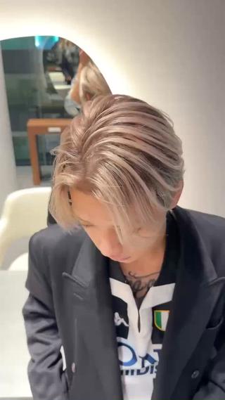 ミディアム カラー メンズ fifth札幌 堀内新史のヘアスタイル