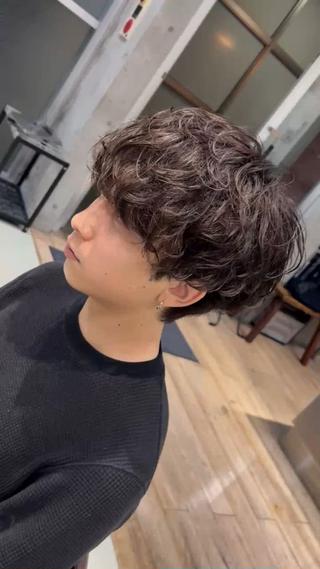 パーマ メンズ fifth札幌 堀内新史のヘアスタイル
