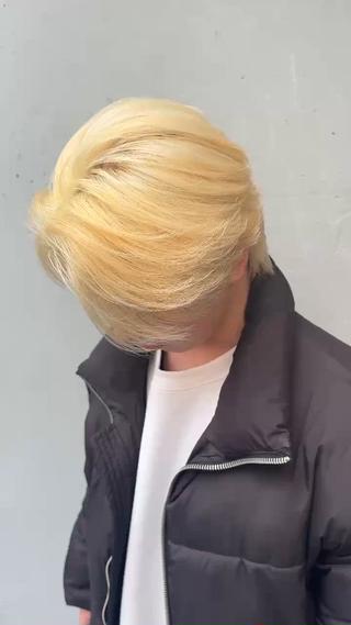 ミディアム カラー メンズ fifth札幌 堀内新史のヘアスタイル