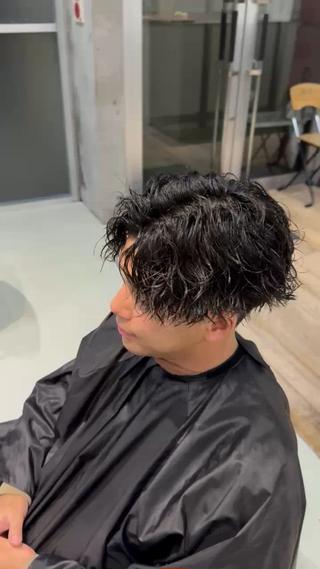 パーマ メンズ fifth札幌 堀内新史のヘアスタイル