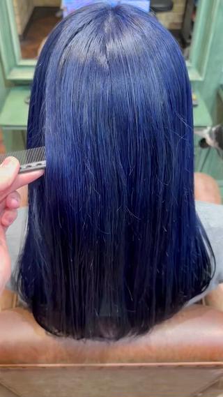 セミロング Monan 新宿所属・ケイジ✨透明感 /艶カラー✨のヘアスタイル