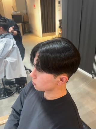 メンズ 韓国&メンズウルフ 高森蓮のヘアスタイル