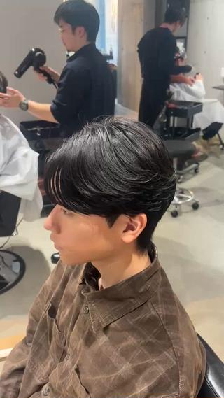 メンズ 韓国&メンズウルフ 高森蓮のヘアスタイル