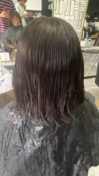 ミディアム 池田 亮雅のヘアスタイル