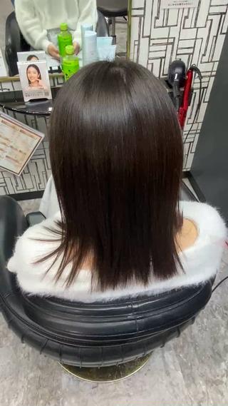 ミディアム 池田 亮雅のヘアスタイル