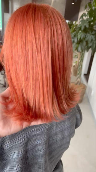 ロング カラー mimiiy梅田 中崎町ハイトーンのヘアスタイル