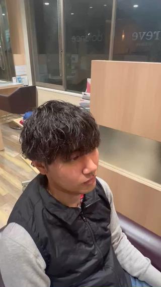 ショート パーマ メンズ revebyfirst所属・黒沢 航汰のヘアスタイル