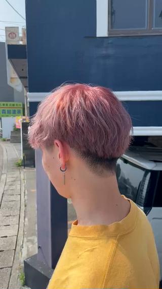 ショート カラー メンズ 西岡 勇人のヘアスタイル