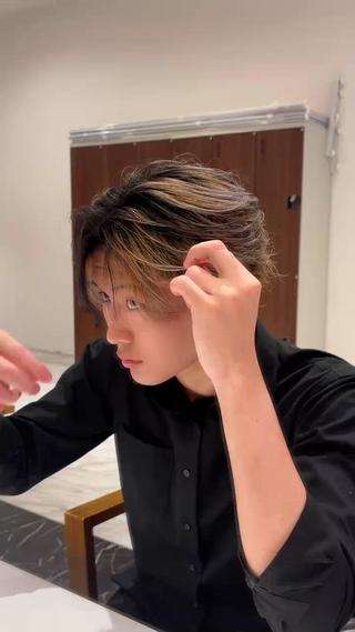 ミディアム ｻｲﾄｳ ｺｳﾀ/梅田駅近のヘアスタイル