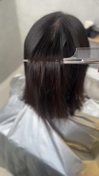 ミディアム 透明感カラー特化/ 顔まわり特化/辻部のヘアスタイル