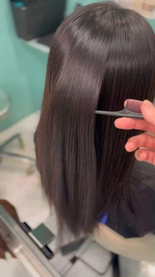 セミロング 透明感カラー特化/ 顔まわり特化/辻部のヘアスタイル