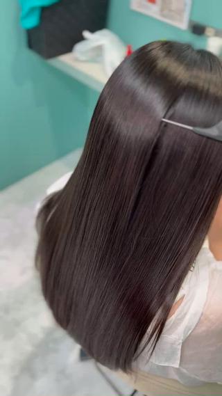 セミロング 透明感カラー特化/ 顔まわり特化/辻部のヘアスタイル