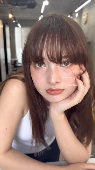 ロング SALT WATER所属・🫐 𝐌𝐚𝐨 🫐似合わせcutのヘアスタイル