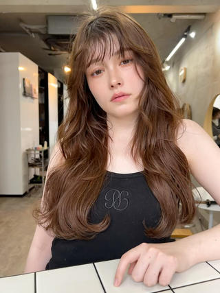 ロング SALT WATER所属・🫐 𝐌𝐚𝐨 🫐似合わせcutのヘアスタイル