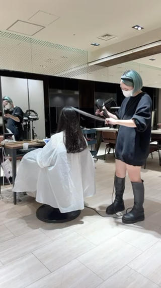 ロング カラー SHION/銀座 まとまるカット🩵のヘアスタイル