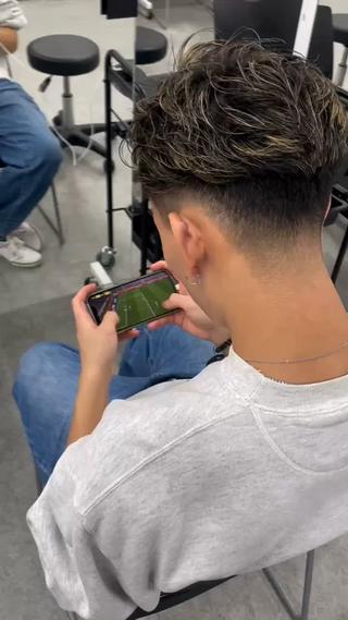 ショート カラー ヘアアレンジ メンズ Ryo横浜韓国ヘア/ 曲がる縮毛矯正特化のヘアスタイル