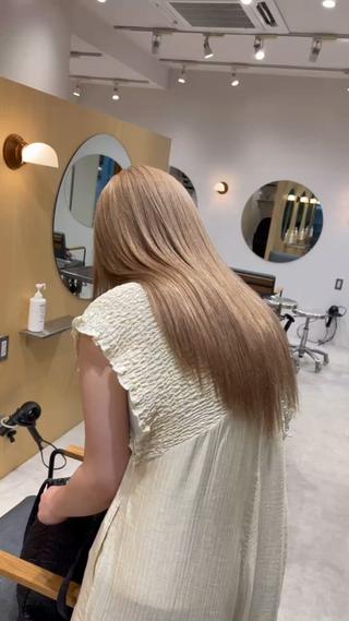 ロング カラー パーマ/ボブ /レイヤー チヒロのヘアスタイル