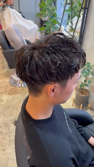 短髪にパーマもいけます！ 