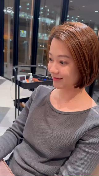 ミディアム 【髪質改善/Bob】 "Yuki"のヘアスタイル