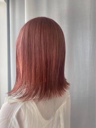 ミディアム カラー ヘアアレンジ lani 天神大名/ブリーチのヘアスタイル